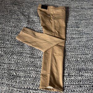 Nick Danger 5 Pockets Style Slim Fit Supreme Flex Waist Golf Beige Pants Size 34